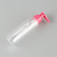 Personnalisé 24/410 PET Bouteille de Lavage À La Main 100ml bouteille en plastique avec rose lotion pompe