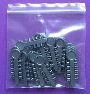 Un Paquete de goma transparente de 20 almohadillas giratorias de ortodoncia dental para uso en laboratorio - Product Image 3