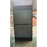 Vitrine en verre trempé de haute qualité, durable, facile à nettoyer, écologique, mobile, verrouillable, avec éclairage LED et écran LED pour boutique de tabac