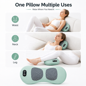 Almohada de Masaje <span class=keywords><strong>El</strong></span>éctrica con Terapia de Calor y Amasamiento Profundo, Soporte Lumbar Recargable de Espuma Viscoelástica para Aliviar <span class=keywords><strong>el</strong></span> <span class=keywords><strong>Dolor</strong></span> de Espalda, <span class=keywords><strong>Cuello</strong></span> y Piernas - Product Image 5