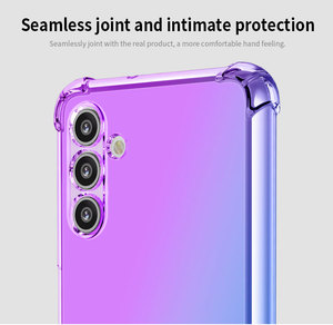 Funda para Teléfono Samsung <span class=keywords><strong>Galaxy</strong></span> A13, Antigolpes, Delgada, con Agarre, TPU Suave, Color Degradado, Parte Trasera Transparente, para Samsung A13 5G - Product Image 2