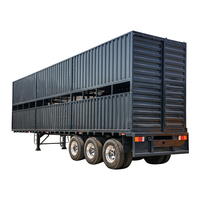 Trailer Truk Ternak 2 Dek Standar ADR dengan Lantai Ganda S304 untuk Domba, Kuda, Sapi, Kambing, Pengiriman Jarak Jauh, Semi Trailer