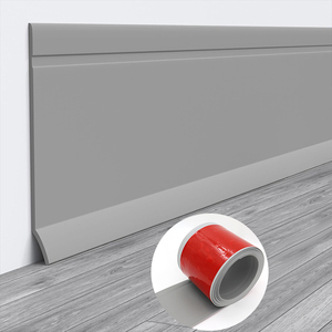 Plinthe en PVC flexible S152-K, RAITTO, plinthe murale en vinyle de 6 pouces, plinthe murale autocollante en vinyle, moulure de plinthe murale - Product Image 2