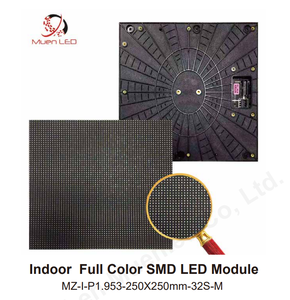 โมดูล LED ในอาคาร P1.953 ขนาด 250x250 มม. โมดูล LED ในอาคารสำหรับป้ายดิจิทัลและจอแสดงผล ความสว่าง 600cd - Product Image 2