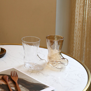 Creative Bar Drôle <span class=keywords><strong>verre</strong></span> à café Footed Shoe Boot Shaped Beer glass Shoe Shot Glass - Product Image 4