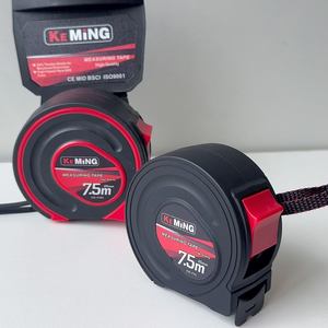 Metro a Nastro KEMING Brevettato in Acciaio al Carbonio con Rivestimento in ABS e Gomma, Sistema Metrico, Materiale Plastico, Impugnatura Comoda e Anti-caduta - Product Image 1