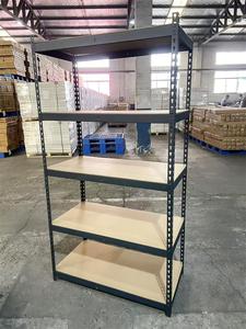 5 Popular Style Industrial Steel <b>Adjustable</b> <b>Shelf</b> Height Boltless Metal Shelving Rack for Garage Warehouse Powder Coated - Product Image 6