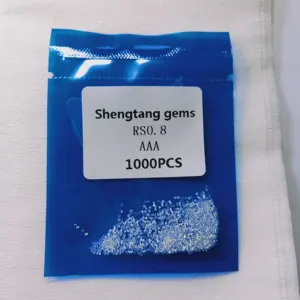 Ready to Ship 1000 Pcs High Quality Round Cut White Cubic Zirconia Stone Synthetic Loose CZ Stones For Jewelry