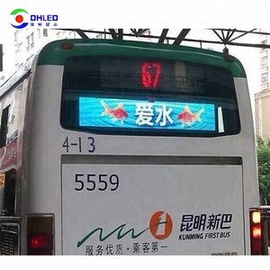 <span class=keywords><strong>Bus</strong></span> À Impériale Polychrome Extérieur P5P6P8 LED Affichage Sous-Titers Défilement Écran Vidéo Pour signe Publicitaire - Product Image 2
