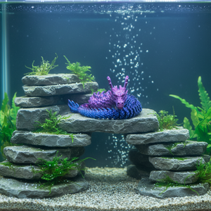 SHIQU <span class=keywords><strong>Drago</strong></span> Flessibile Stampato in 3D, Figure Ornamentali di Draghi Cinesi Antichi per Decorazioni Acquario - Product Image 5
