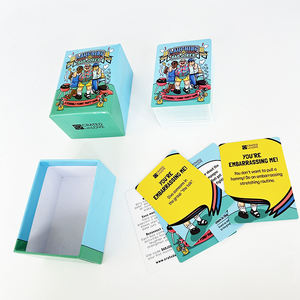 بطاقات لعب مخصصة للبالغين مع طباعة شعار مخصص، ألعاب ورق فاخرة للحفلات وللثنائي - Product Image 4