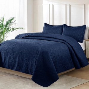 <span class=keywords><strong>Copriletto</strong></span> ultrasonico in porcellana <span class=keywords><strong>copriletto</strong></span> <span class=keywords><strong>copriletto</strong></span> doppio Jacquard Set di trapunte in tre pezzi - Product Image 3