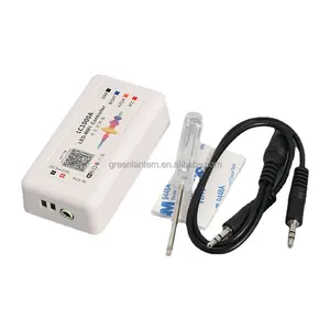 Controlador de música SPI LC1000A, WiFi, para tira de luces LED Digital de 1024 píxeles, WS2811, WS2812B, Control de pantalla con micrófono incorporado