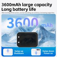 Appareil photo numérique multifonction 64MP C CD avec écran tactile coulissant, lecteur de musique, batterie 3600mAh, matériau plastique