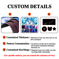 High Quality Playmat White Rubber Battle Mat Mouse Pad for Heat Sublimation Printing Neoprene