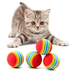 Vente en gros Rainbow Ball Jouet pour chat soulageant l'ennui et jouet jouable pour animaux de compagnie - Product Image 1
