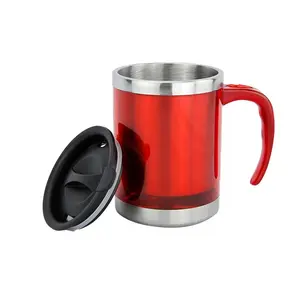 350Ml Auto Cup 304 Roestvrij Staal Water Tumbler Opener Bier Mok Kegel Geïsoleerde Koude Ijs Cup