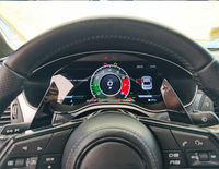 Kanor - Accesorios para Automóviles, Velocímetro Digital para Tablero de Instrumentos, Pantalla LCD de 12.3 Pulgadas, Sistema Linux para Audi A6 C7 2012-2018 A7