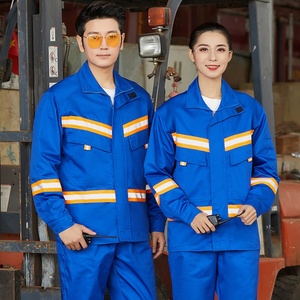 ชุดยูนิฟอร์มทำงานนิรภัยแบบสะท้อนแสง ทนไฟ กันน้ำ สำหรับช่างซ่อม ชุดทำงานแบบมองเห็นได้ชัดเจน ระดับการป้องกันสูง - Product Image 4