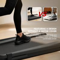 Tapis roulant électrique pliable, machine de course portable, écran LED, inclinaison manuelle, réglage de la vitesse 1-12 km/h, utilisation à domicile