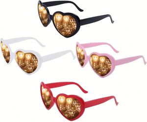 Gafas de Difracción con Efecto Corazón, Ligeras, para Fiestas, Festivales, Conciertos, Raves, Vacaciones, Fotografía, Diversión - Product Image 1