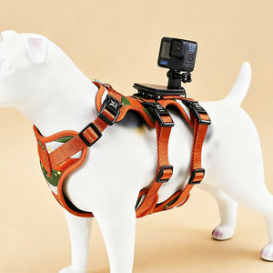 Ensemble de <span class=keywords><strong>harnais</strong></span> pour chien No Escape - Collier de sécurité réglable et laisse avec support pour caméra d'action, équipement pour animaux de compagnie de qualité supérieure - Product Image 1