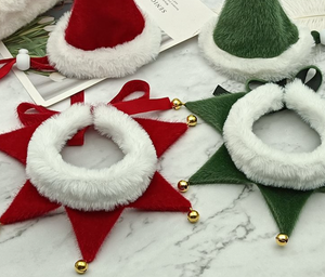 Sciarpe per gatti, Decorazioni per cani, Sciarpe, Campanelle di Natale, Animali domestici, Salviette per il festival di Natale, <span class=keywords><strong>Capodanno</strong></span> - Product Image 1