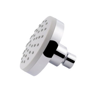 <strong>Eco</strong>-Friendly 1-<strong>Spray</strong> Patterns Wall Mounted Fixed <strong>Shower</strong> <strong>Head</strong> 4.0 In. ABS Water-Saving Durable Chrome for Bathroom - Product Image 1