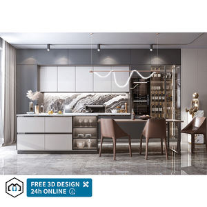 Armoire de cuisine moderne en résine stratifiée imperméable personnalisée par George Group pour <span class=keywords><strong>hôtel</strong></span> - Product Image 2