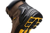 L599-Fabricant de gros Bottes de travail à bout de sécurité en cuir marron à lacets pour hommes, chaussures de construction industrielle avec bout en composite