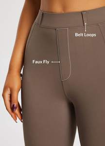 Leggings da <span class=keywords><strong>Equitazione</strong></span> a Vita Alta da Donna con Tasca <span class=keywords><strong>Pantaloni</strong></span> da <span class=keywords><strong>Equitazione</strong></span> Jodhpur e Breeches con Stampa in Silicone - Product Image 4