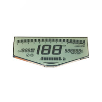 Dasbor Digital LCD Sepeda Motor Kecepatan Tinggi 12000RPM Tachometer Speedometer Odometer Pengukur Bahan Bakar Dengan Jam
