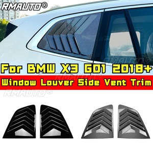 Rear <b>Window</b> Side Vent Shutter Louver <b>Cover</b> Trim Side Rear <b>Window</b> Louver Shutter <b>Cover</b> for BMW X3 G01 2018+ Accessories - Product Image 1