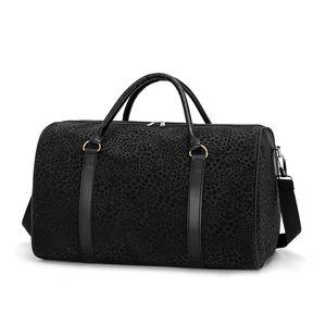 Maßgefertigte Geprägte Tierdruck-Reisetasche Wasserabweisend Leichtgewichtig Kratzfest Multi-Taschen Strukturierte Weekender-Handtasche - Product Image 1