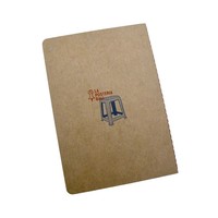 Carnet d'exercices personnalisé avec logo cousu, de qualité supérieure, format A5, A6, B5, pour prendre des notes à l'université et au travail