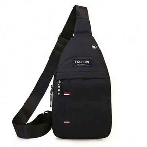 Men's Chest Bag New Youth Student Waist Bag Leisure <b>Small</b> <b>Backpack</b> Sports Trend Solid Color Single Shoulder Messenger Bag - Product Image 2