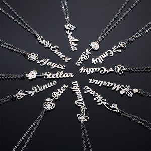 Non ternir étanche 12 <span class=keywords><strong>mois</strong></span> <span class=keywords><strong>de</strong></span> naissance collier en acier inoxydable plaqué or <span class=keywords><strong>Horoscope</strong></span> zodiaque pendentif pour cadeau bijoux - Product Image 1