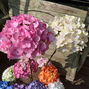 Grande fleur d'hortensia 3D à effet naturel - Réaliste et authentique pour la décoration intérieure - Product Image 6