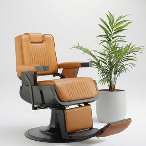 Bán Buôn Tiệm Cắt Tóc Đồ Nội Thất Màu Cam Styling Cạo Râu Ghế Hiện Đại Nhiệm Vụ Nặng Nề Có Thể Điều Chỉnh Làm Tóc Cắt Tóc Ghế - Product Image 1