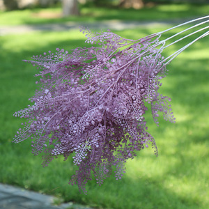 Flores Artificiales de Seda, Rosas y Hierba, Decoración para Bodas, Flores de Plástico Duraderas para Colgar en Techo y Pared - Product Image 4