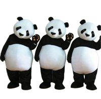 Costume de panda adulte / Costume de tête de panda / Costume de mascotte de fête