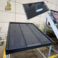 Barrette solaire photovoltaïque intégrée au bâtiment (BIPV) monocristalline 120W, 1750*430mm, installation verticale, pour toiture de maison