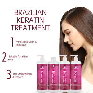 Trattamento Lisciante per Capelli con Cheratina Brasiliana, Proteine e Collagene, per Capelli Crespi - Product Image 5