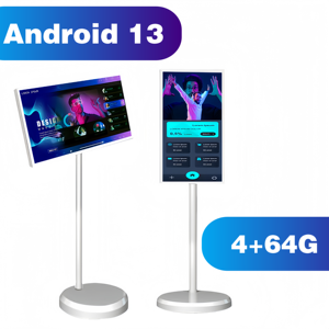 ทีวีพกพาแบบสัมผัสหน้าจอ ODM สำหรับใช้งานกลางแจ้ง ขนาด 21.5 นิ้ว หมุนได้ ระบบ Android 13 แรม 4GB รอม 64GB ความละเอียด 1080p 60Hz เหมาะสำหรับใช้ในโรงแรม ทีวีแบบสัมผัสสำหรับการถ่ายทอดสด - Product Image 2