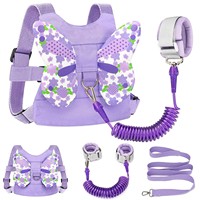 Ceinture de Sécurité pour Enfant Anti-Perte 3-en-1 avec Laisse de Traction et Bracelet de Sécurité