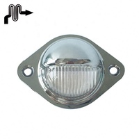 10-30V rond Auto voiture plaque d'immatriculation lumières 3 LED lampe de plaque d'immatriculation pour camion SUV remorque Van étape courtoisie dôme Cargo lumières