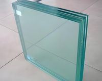 Verre de sécurité feuilleté trempé écologique de haute qualité pour la construction de murs-rideaux avec isolation acoustique