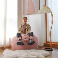 Vente directe d'usine pouf de luxe canapé design moderne pouf chaise nordique meubles de chambre loisirs chaise inclinable canapé paresseux