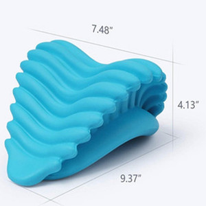 Oreiller cervical en mousse PU 7,48 x 9,37 x 4,13 pouces pour le soutien du cou et la correction de la colonne vertébrale - Product Image 1