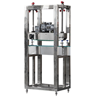 Chaîne de convoyeur en acier inoxydable 304, machine de pressage semi-automatique avec moteur, capuchon antivol pour bouteilles en verre, presse-bouchon